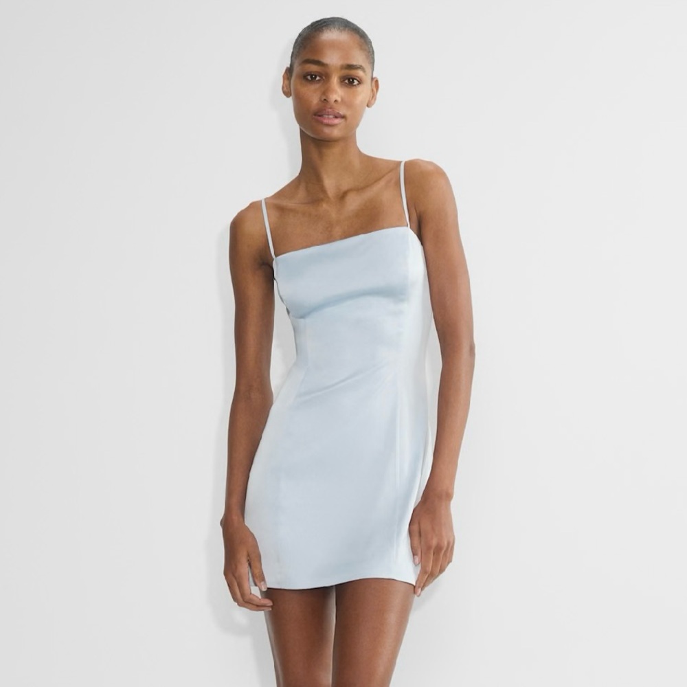 Aritzia Sunday Best Shimmer Satin Dress - Glimmer NWT